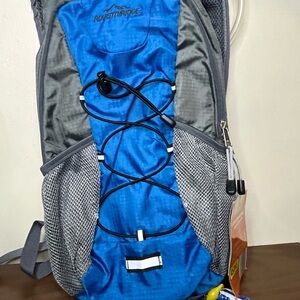 Adventure Backpack in Blue and Gray
